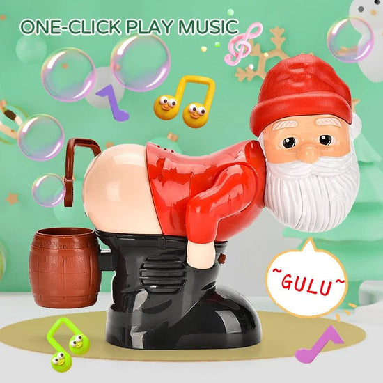 Electric Santa Claus Bubbles Machine Blowing Bubbles Music Light Entertainment Toy Prank Funny Ornament Christmas Gifts Christmas Decorations $28.43 Dana Fashion Color: Blue quantity: 1PC Toys & Hobbies Overview: 1. Great Durability: Crafted with high-den