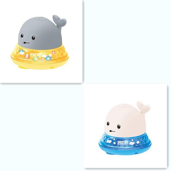 Electric small whale induction water spray lamp $48.42 Dana Fashion Color: Two colors Set style: B quantity: 1SET Toys & Hobbies Product name: Induction water spray whale Applicable age: 3 years old and above Color choice: gray, white Product size: 11*10*