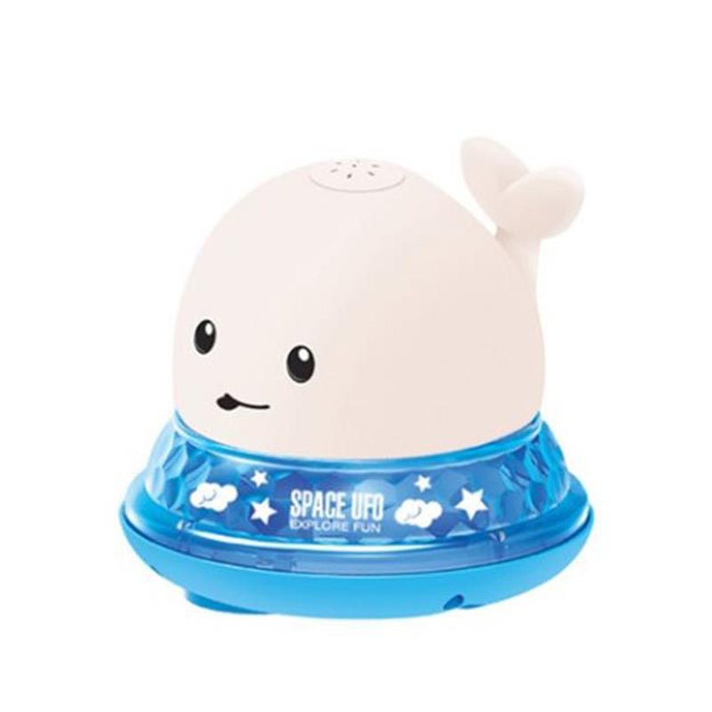Electric small whale induction water spray lamp $25.57 Dana Fashion Color: White style: B quantity: 1PC Toys & Hobbies Product name: Induction water spray whale Applicable age: 3 years old and above Color choice: gray, white Product size: 11*10*9cm Produc