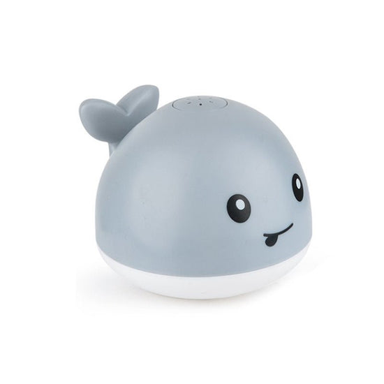 Electric small whale induction water spray lamp $26.97 Dana Fashion Color: Grey style: A quantity: 1PC Toys & Hobbies Product name: Induction water spray whale Applicable age: 3 years old and above Color choice: gray, white Product size: 11*10*9cm Product