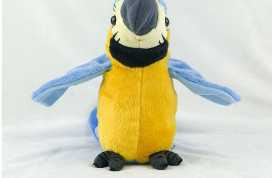 Electric Talking Parrot Plush Toy Cute Speaking Record Repeats $35.14 Dana Fashion Color: Blue Baby & Mother Electric Talking Parrot Plush Toy Cute Speaking Record Repeats Waving Wings Electroni Bird Stuffed Plush Toy Kids Birthday Gift SHAKING DANCE: Tur