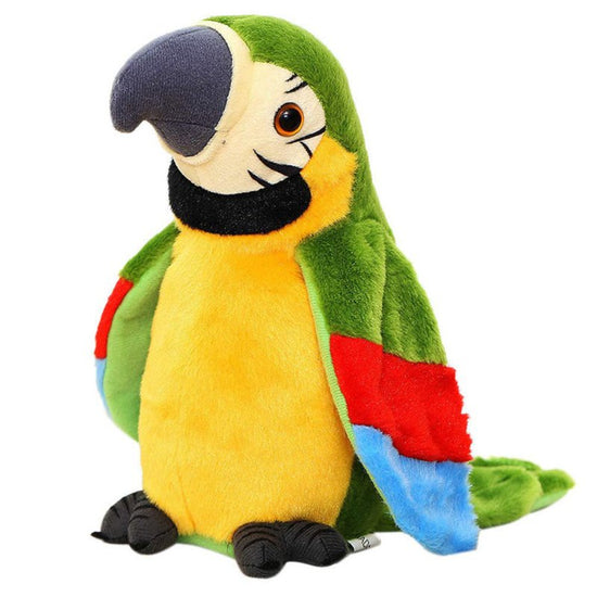 Electric Talking Parrot Plush Toy Cute Speaking Record Repeats $35.14 Dana Fashion Color: Blue Baby & Mother Electric Talking Parrot Plush Toy Cute Speaking Record Repeats Waving Wings Electroni Bird Stuffed Plush Toy Kids Birthday Gift SHAKING DANCE: Tur