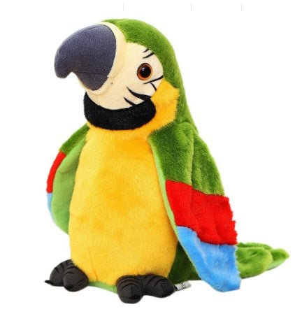 Electric Talking Parrot Plush Toy Cute Speaking Record Repeats $35.14 Dana Fashion Color: Blue Baby & Mother Electric Talking Parrot Plush Toy Cute Speaking Record Repeats Waving Wings Electroni Bird Stuffed Plush Toy Kids Birthday Gift SHAKING DANCE: Tur