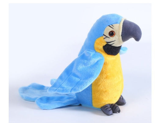Electric Talking Parrot Plush Toy Cute Speaking Record Repeats $35.14 Dana Fashion Color: Blue Baby & Mother Electric Talking Parrot Plush Toy Cute Speaking Record Repeats Waving Wings Electroni Bird Stuffed Plush Toy Kids Birthday Gift SHAKING DANCE: Tur
