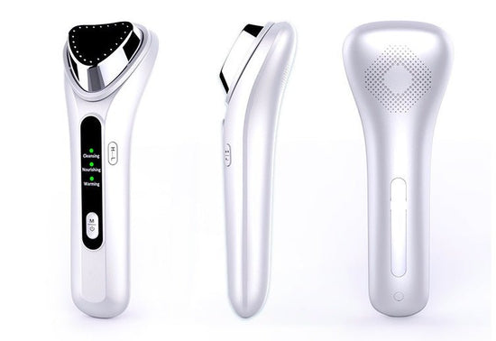 Electric Ultrasonic Facial Beauty Device $38.99 Dana Fashion Color: White Beauty Tools Overview: In 1 Face skin care beauty machine, which effectively restores the elasticity and shine of the skin, giving it ceramic skin. It can accelerate blood circulati