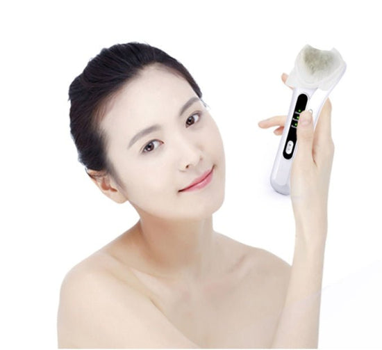 Electric Ultrasonic Facial Beauty Device $38.99 Dana Fashion Color: White Beauty Tools Overview: In 1 Face skin care beauty machine, which effectively restores the elasticity and shine of the skin, giving it ceramic skin. It can accelerate blood circulati