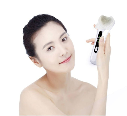 Electric Ultrasonic Facial Beauty Device $38.99 Dana Fashion Color: White Beauty Tools Overview: In 1 Face skin care beauty machine, which effectively restores the elasticity and shine of the skin, giving it ceramic skin. It can accelerate blood circulati
