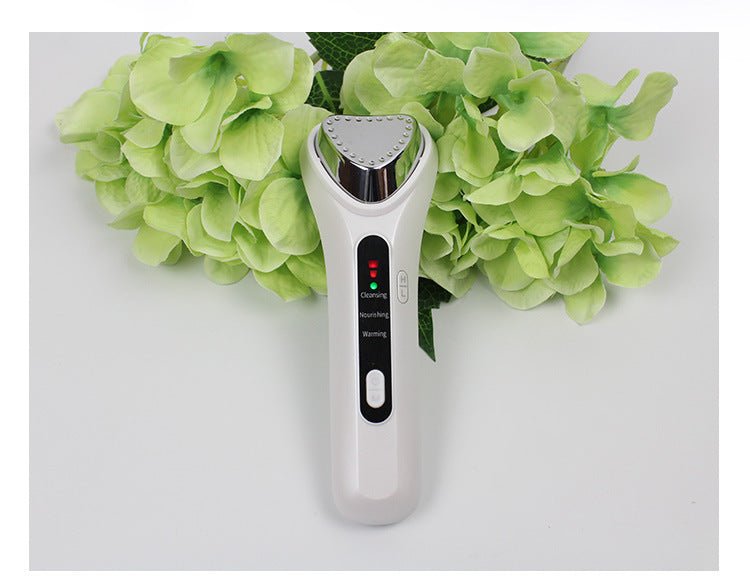Electric Ultrasonic Facial Beauty Device $38.99 Dana Fashion Color: White Beauty Tools Overview: In 1 Face skin care beauty machine, which effectively restores the elasticity and shine of the skin, giving it ceramic skin. It can accelerate blood circulati