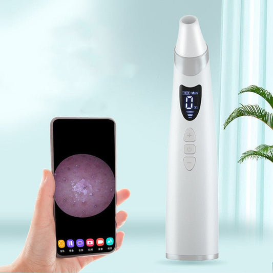 Electric Visual Blackhead Suction Instrument Household Cleansing Pore Cleaner For Skin Equipment Skin Care Tool $35.99 Dana Fashion Color: White power: USB Beauty Tools Overview: 1.Added visual function, connect the mobile APP to see the skin picture clea