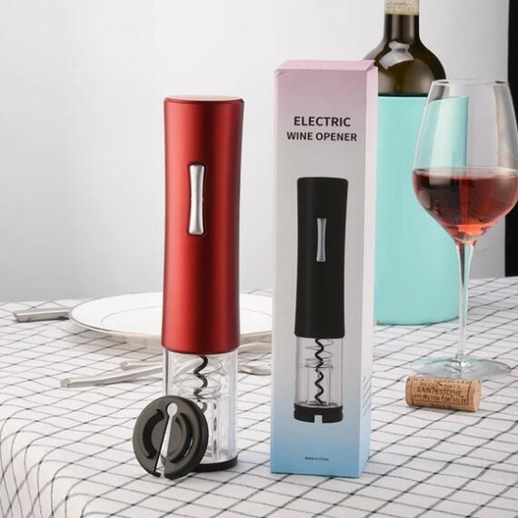 Electric Wine Opener Automatic Electric Wine Bottle Corkscrew Opener With Foil Cutter Wine Bottle Opener Kit $35.50 Dana Fashion format: Special Red Dana's Kitchen name: Dry battery electric bottle opener (requires 4 sections of 5th battery, no delivery b
