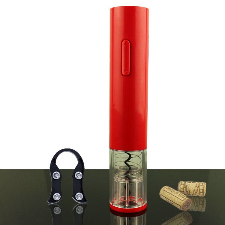 Electric Wine Opener Automatic Electric Wine Bottle Corkscrew Opener With Foil Cutter Wine Bottle Opener Kit $35.50 Dana Fashion format: Red Dana's Kitchen name: Dry battery electric bottle opener (requires 4 sections of 5th battery, no delivery battery,