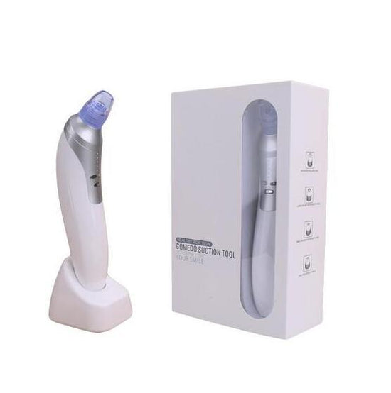 Electronic Blackhead Remover $95.00 Dana Fashion Style: With Retail Box Beauty Tools Features: 1. Work head can be replaced, 4 working head for different parts of the use 2.LED display: power box 5-speed suction control 3. Simple button design 4.USB charg