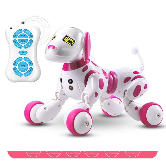 Electronic dog toy $138.61 Dana Fashion Color: Pink Toys & Hobbies Power supply: USB charging Material: plastic and electronic components Appropriate age: 3 years old + Dog size: 28X19X18CM