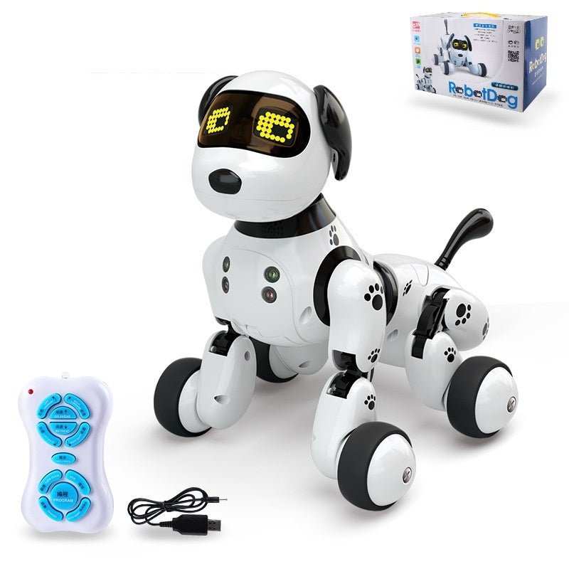 Electronic dog toy $138.61 Dana Fashion Color: Black Toys & Hobbies Power supply: USB charging Material: plastic and electronic components Appropriate age: 3 years old + Dog size: 28X19X18CM