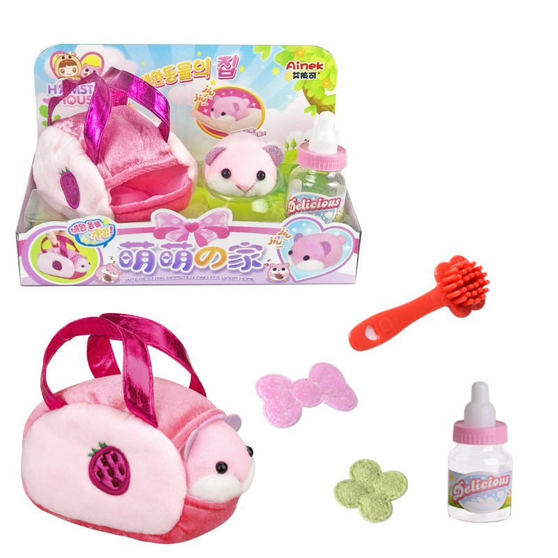 Electronic Induction Pet Cute Rabbit Girl Play House Toy $28.26 Dana Fashion Color: Hamster Toys & Hobbies Product information: Product name: Interactive electronic game toy Product model: 151 103T Applicable age: 6 years old and above Product Category: P