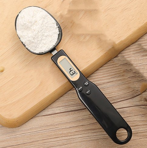 Electronic Kitchen Scale LCD Display Digital Weight Measuring Spoon Digital Spoon Scale Mini Kitchen Accessories Tools $25.50 Dana Fashion Color: Black Dana's Kitchen Features: Guaranteed for craftsmanship and quality, durable enough for your daily using