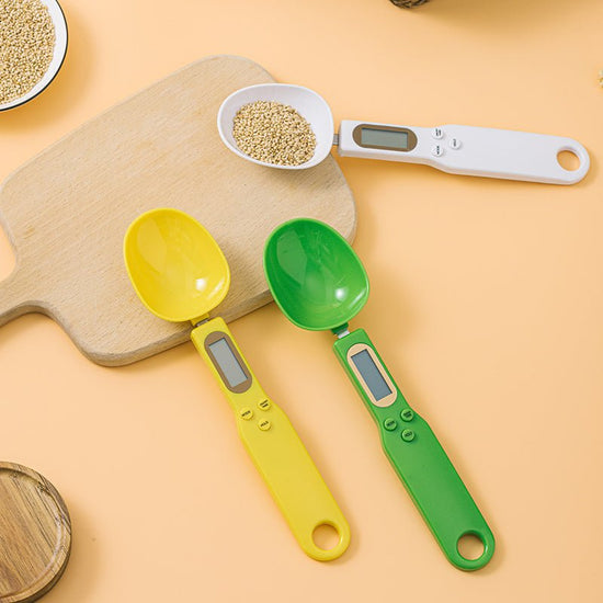 Electronic Kitchen Scale LCD Display Digital Weight Measuring Spoon Digital Spoon Scale Mini Kitchen Accessories Tools $25.50 Dana Fashion Color: Black Dana's Kitchen Features: Guaranteed for craftsmanship and quality, durable enough for your daily using