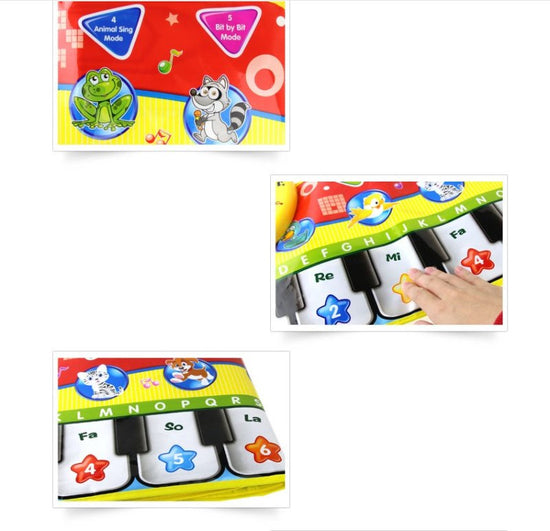 Electronic Piano Blanket For Maternal And Baby Toy Animals $21.41 Dana Fashion Color: Photo Color style: Opp bag Toys & Hobbies Product information: Name: Music blanket Applicable people: general Featured function: musical instrument cognition Packing: co