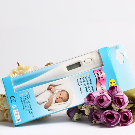 Electronic thermometer $6.68 Dana Fashion Color: White Baby & Mother Size: 12.5 x 2 cm material: PP