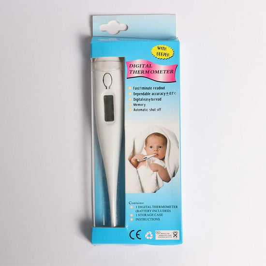 Electronic thermometer $6.68 Dana Fashion Color: White Baby & Mother Size: 12.5 x 2 cm material: PP