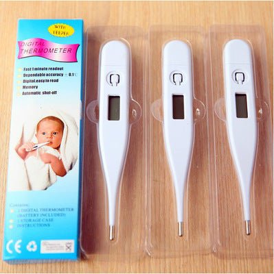 Electronic thermometer $6.68 Dana Fashion Color: White Baby & Mother Size: 12.5 x 2 cm material: PP