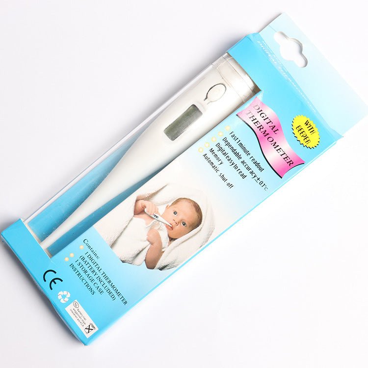 Electronic thermometer $6.68 Dana Fashion Color: White Baby & Mother Size: 12.5 x 2 cm material: PP