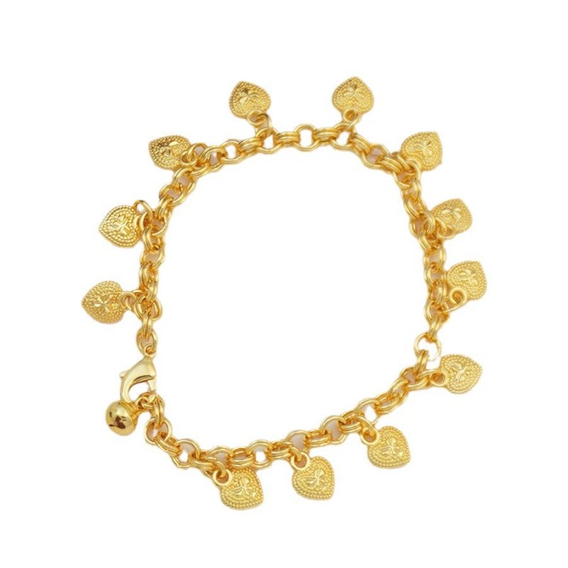 Elegant And Lovely Heart-shaped Bracelet $17.10 Dana Fashion Color: 12 Pieces Heart Bracelet Size: 17cm Women's Accessories Product information: Color: 12 pcs heart-shaped bracelet, 5 pcs love pendant bracelet Style: Women's Material: copper plastic Shape