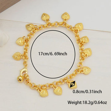 12 Pieces Heart Bracelet