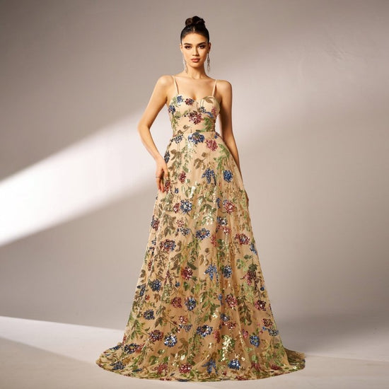 Elegant Sleeveless Sequined Suspender Evening Dress $146.91 Dana Fashion Color: Apricot Size: L Women's clothing Product information: Pattern: solid color Skirt type: hip skirt Color: Apricot Waist type: high waist Size: S,M,L,XL Style type: temperament c