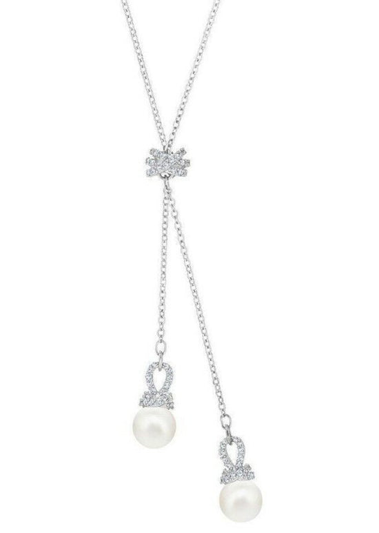 Elegant Temperament, All-Match, A More Elegant And Intellectual Pearl Jewelry With Diamonds $26.00 Dana Fashion Color: Necklace 2 Women's Accessories Product information: Material: Alloy Treatment process: electroplating Inlay material: artificial gemston