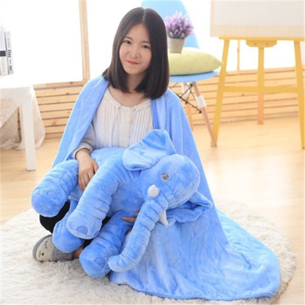 Elephant Doll Pillow Baby Comfort Sleep With $65.46 Dana Fashion Color: Blue 1 L Dual use Toys & Hobbies Describe: Filling: 100% high-quality PP cotton (CE certification) Change the details: it is machine washable in warm water, gentle wash. Do not bleach