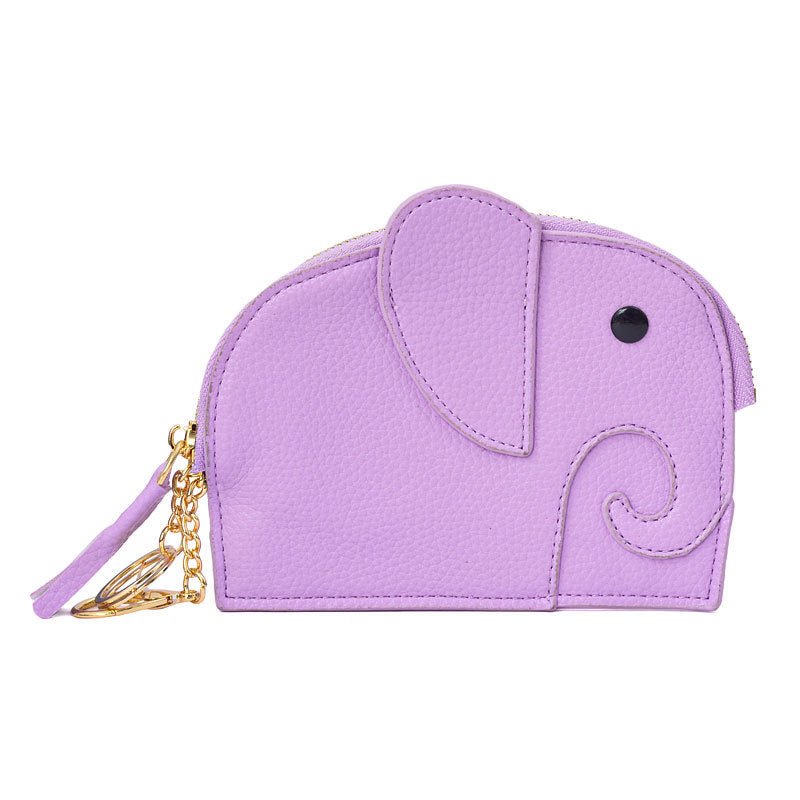 Elephant Mini Creative Coin Bag Female $16.22 Dana Fashion Color: Light Purple Women's Bags Product information: Pattern: Animal Lining texture: Polyester Applicable scenarios: Daily matching Color: elephant gray, coffee, black, gray blue, light purple, l