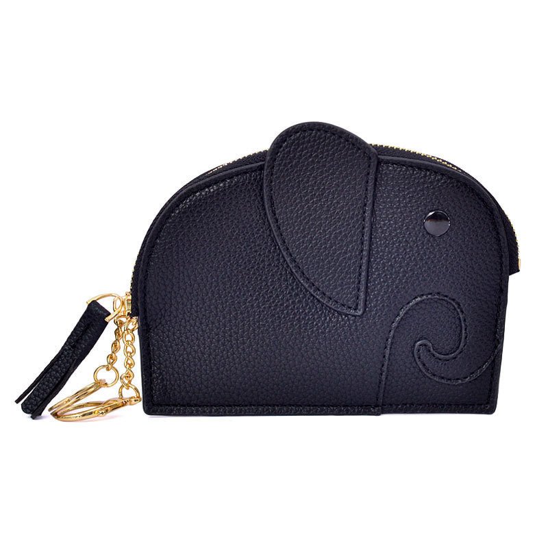 Elephant Mini Creative Coin Bag Female $16.22 Dana Fashion Color: Black Women's Bags Product information: Pattern: Animal Lining texture: Polyester Applicable scenarios: Daily matching Color: elephant gray, coffee, black, gray blue, light purple, light ye