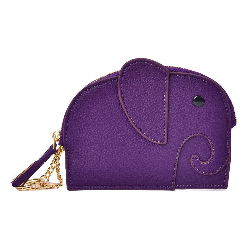 Elephant Mini Creative Coin Bag Female $16.22 Dana Fashion Color: Deep Purple Women's Bags Product information: Pattern: Animal Lining texture: Polyester Applicable scenarios: Daily matching Color: elephant gray, coffee, black, gray blue, light purple, li