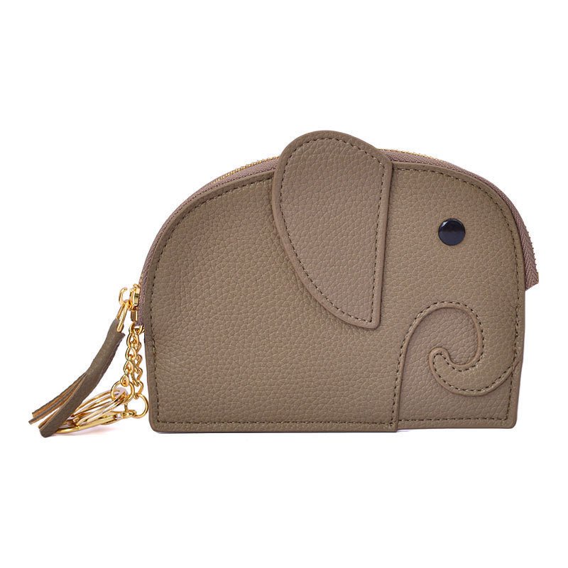 Elephant Mini Creative Coin Bag Female $16.22 Dana Fashion Color: Elephant Gray Women's Bags Product information: Pattern: Animal Lining texture: Polyester Applicable scenarios: Daily matching Color: elephant gray, coffee, black, gray blue, light purple,