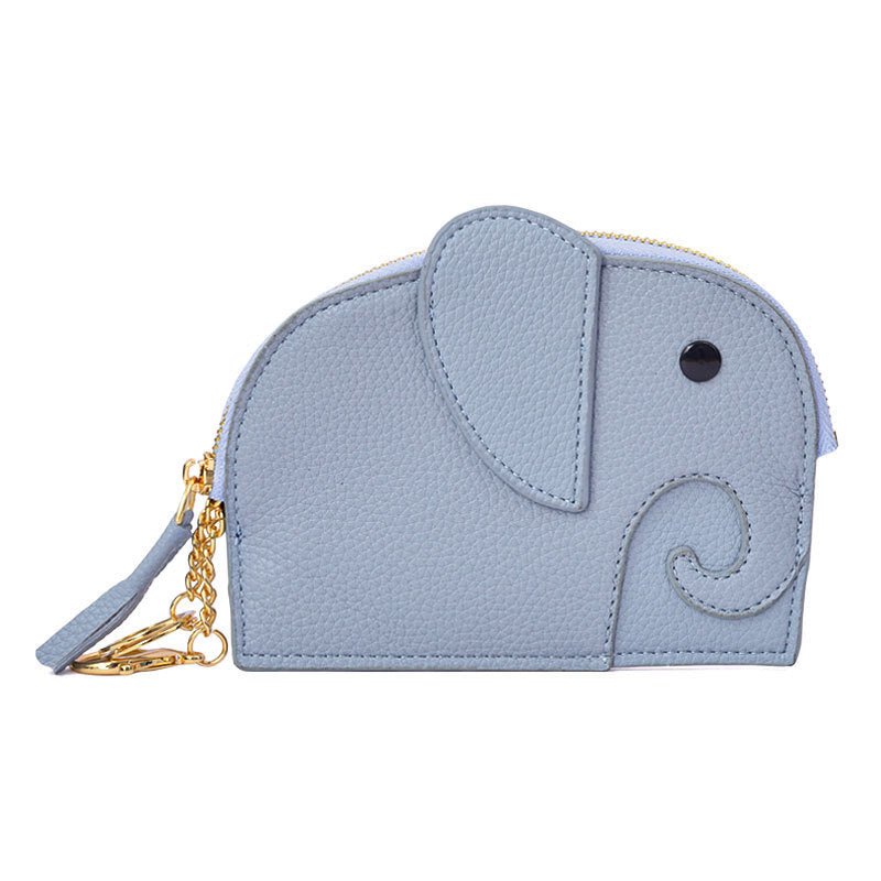 Elephant Mini Creative Coin Bag Female $16.22 Dana Fashion Color: Gray Blue Women's Bags Product information: Pattern: Animal Lining texture: Polyester Applicable scenarios: Daily matching Color: elephant gray, coffee, black, gray blue, light purple, ligh