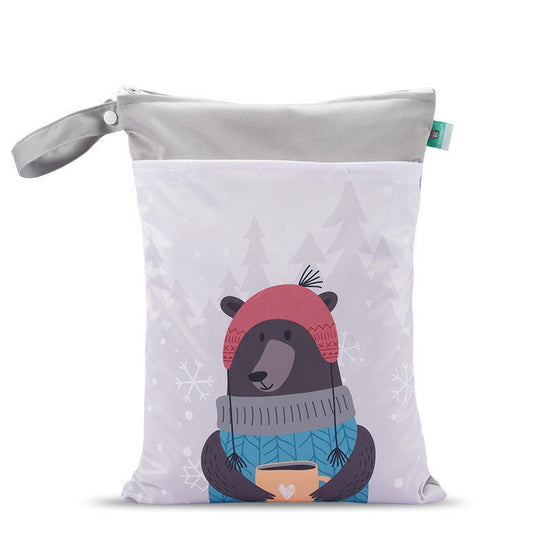 Elinfant Baby Diaper Storage Bag To Go Out Portable Diaper Bag Waterproof Clothes Clothes Diapers $28.96 Dana Fashion style: J Baby & Mother Product information Applicable age: 2 months, 3 months, 5 months, 6 months, 7 months, 9 months, 10 months Name: Wa