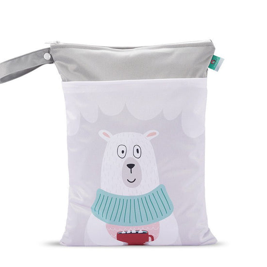 Elinfant Baby Diaper Storage Bag To Go Out Portable Diaper Bag Waterproof Clothes Clothes Diapers $28.96 Dana Fashion style: A Baby & Mother Product information Applicable age: 2 months, 3 months, 5 months, 6 months, 7 months, 9 months, 10 months Name: Wa