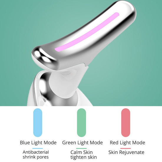 EMS Thermal Neck Lifting And Tighten Massager Electric Microcurrent Wrinkle Remover $36.00 Dana Fashion Color: Black Silver Beauty Tools Product information: Overview: ★ Positive and negative ions: Using the principle of mutual attraction between positive
