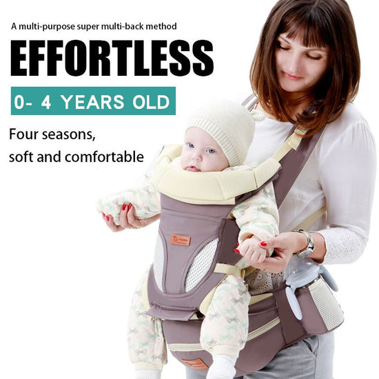 Ergonomic Baby Carrier 0-48M Baby Hipseat Carrier Front Facing Ergonomic Kangaroo Baby Wrap Sling for Baby Travel $74.09 Dana Fashion Color: Dark Blue Baby & Mother Overview 1. 3 use model:single carrier model , single hip seat model ,combine model 2. Sui