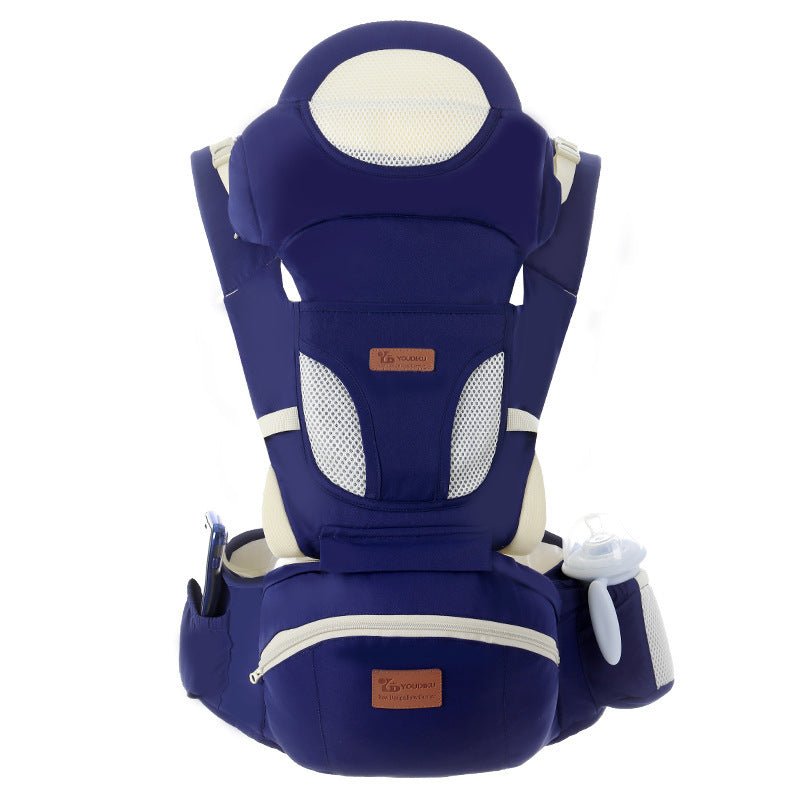 Ergonomic Baby Carrier 0-48M Baby Hipseat Carrier Front Facing Ergonomic Kangaroo Baby Wrap Sling for Baby Travel $74.09 Dana Fashion Color: Dark Blue Baby & Mother Overview 1. 3 use model:single carrier model , single hip seat model ,combine model 2. Sui