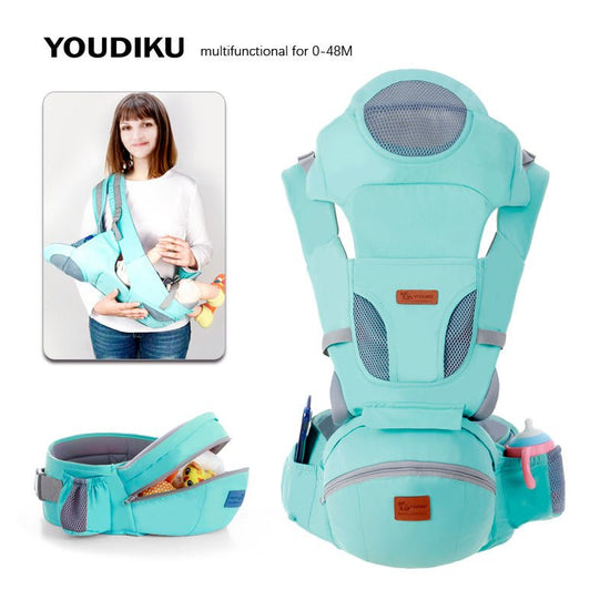 Ergonomic Baby Carrier 0-48M Baby Hipseat Carrier Front Facing Ergonomic Kangaroo Baby Wrap Sling for Baby Travel $74.09 Dana Fashion Color: Dark Blue Baby & Mother Overview 1. 3 use model:single carrier model , single hip seat model ,combine model 2. Sui