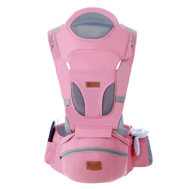 Ergonomic Baby Carrier 0-48M Baby Hipseat Carrier Front Facing Ergonomic Kangaroo Baby Wrap Sling for Baby Travel $74.09 Dana Fashion Color: Pink Baby & Mother Overview 1. 3 use model:single carrier model , single hip seat model ,combine model 2. Suitable
