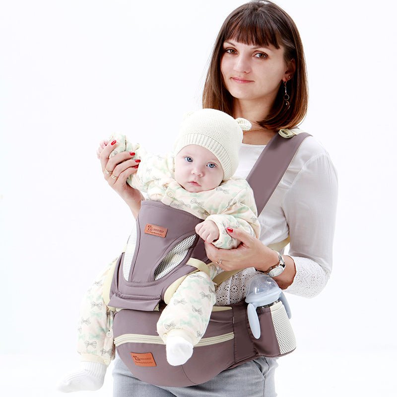 Ergonomic Baby Carrier 0-48M Baby Hipseat Carrier Front Facing Ergonomic Kangaroo Baby Wrap Sling for Baby Travel $74.09 Dana Fashion Color: Dark Blue Baby & Mother Overview 1. 3 use model:single carrier model , single hip seat model ,combine model 2. Sui
