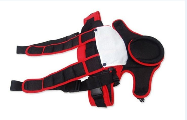 European and American baby straps $56.76 Dana Fashion Color: Blue Baby & Mother Back up: front up, back up, front up (baby facing forward) Grade: first class Material: tasilong interlayer: foam lining: mesh breathable material Widened shoulder width :9CM