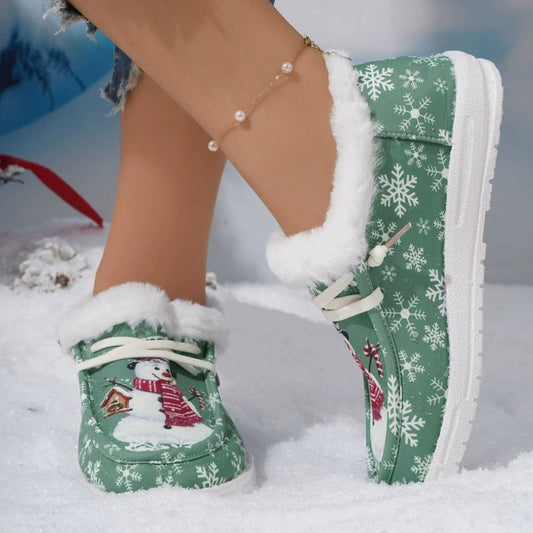 European And American Christmas Short Snow Boots Women $32.95 Dana Fashion Color: Camel Size: 36 Women's shoes Product information: Applicable sports: Universal Color: sky blue, camel, green, purple Upper height: low top Heel height: flat heel Heel shape: