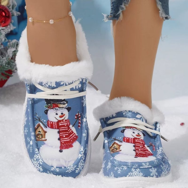 European And American Christmas Short Snow Boots Women $32.95 Dana Fashion Color: Sky Blue Size: 36 Women's shoes Product information: Applicable sports: Universal Color: sky blue, camel, green, purple Upper height: low top Heel height: flat heel Heel sha