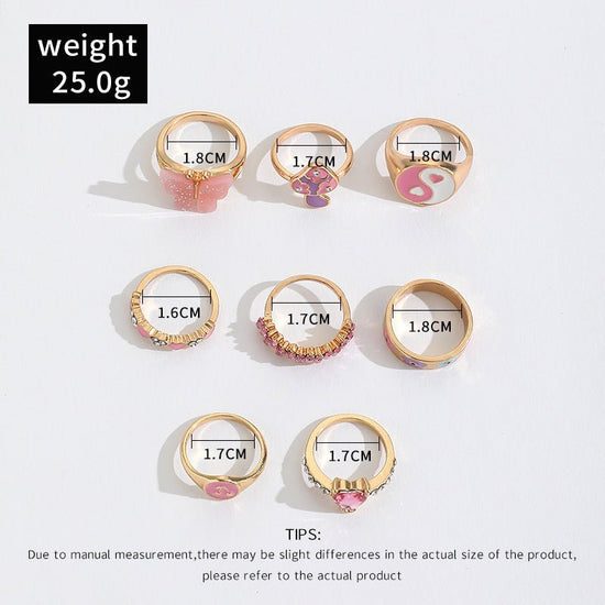 European And American Fashion Personality Color Dripping Ring $14.91 Dana Fashion Dimensions: J0828 style Women's Accessories Specifications: Product material: Zinc alloy Treatment process: Electroplating drop oil insert Style: European and american Style