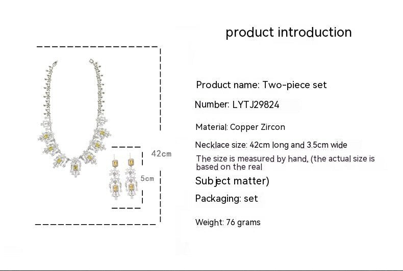 European And American Fashion Retro Square Zircon Necklace Earrings $317.42 Dana Fashion Color: Green Zirconium Women's Accessories Product information: Pendant material: mixed gem inlaid Chain style: O-ring chain Material: zircon Popular elements: round,