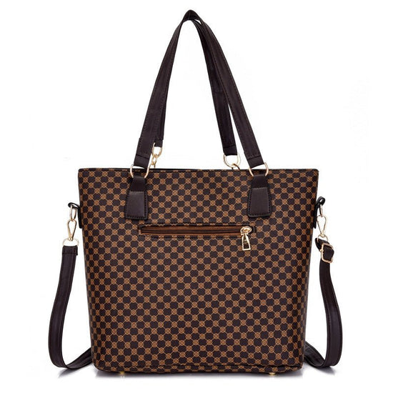 European And American Fashion Six-piece Bag Portable Shoulder $64.66 Dana Fashion Color: Black Women's Bags Product information: Lining texture: Polyester Applicable scenarios: Daily matching Color: khaki, black, dark brown Outer bag type: Sandwich pocket